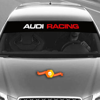 Decalcomanie in vinile Adesivi grafici parabrezza Audi sunstrip Racing 2022

