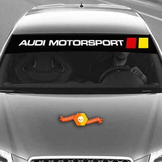 Decalcomanie in vinile Adesivi grafici parabrezza Audi sunstrip Racing Motorsport 2022
