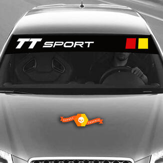Decalcomanie in vinile Adesivi grafici parabrezza Audi sunstrip TT Sport 2022
