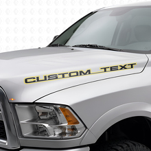 Adesivo in Vinile Personalizzato con Contorno Lettere per Cofano Dodge Ram Power Wagon_5