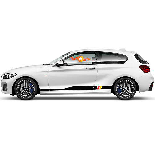 2 x Adesivi in vinile Grafica Stickers laterali bmw 1 serie 2015 pannello laterale Germania
