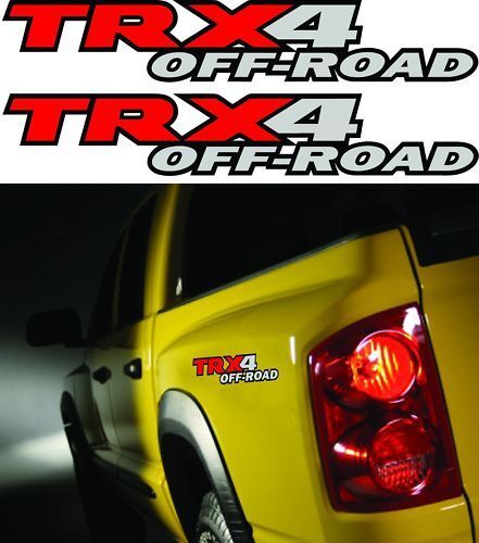 2 - TRX4 FUORISTRADA TRUCK 4x4 DECALCOMANIE ADESIVO DECAL DAKOTA