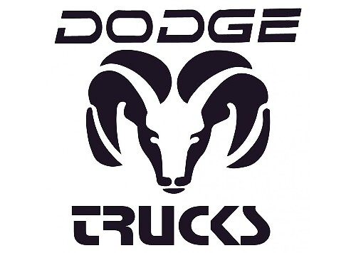 ADESIVI per CAMION Adesivo Vinilico con Logo Dodge per Dodge Ram