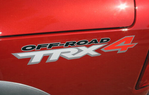 Set Adesivi Laterali in Vinile 4x4 Off Road TRX4 per Dodge Dakota