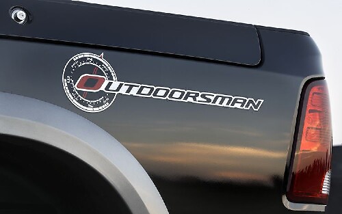 2 adesivi per decalcomanie in vinile dodge 2013-2020 ram 1500 outdoorsman