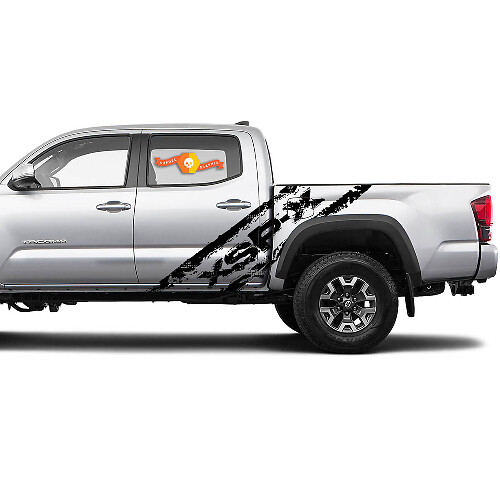 Kit Adesivi Laterali in Vinile Stile Invecchiato XSP-X per Toyota Tacoma