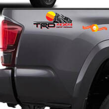 Adesivo Vinyl Vintage Laterale Logo Topografico TRD per Toyota Tacoma_2