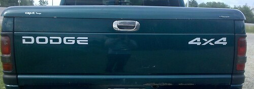 Adesivi per decalcomanie Dodge Ram Dakota Off Road Tailgate 2500 15001
