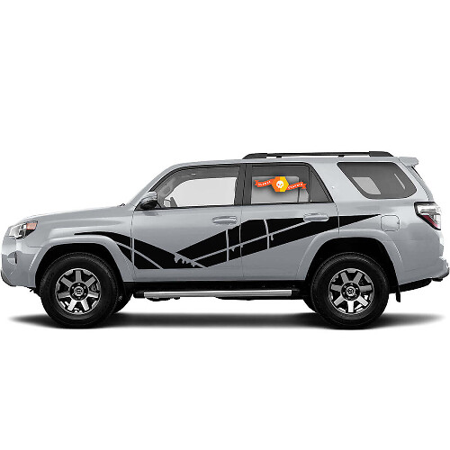 Adesivo Vinile Laterale con Strisce Usurate per Toyota 4Runner