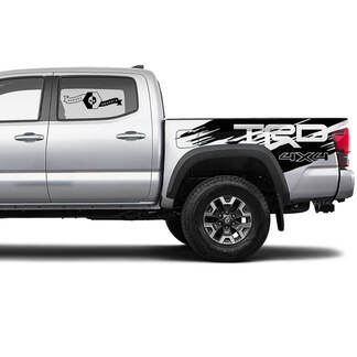2 Tacoma Side Bed Stripes TRD 4x4 Vinyl Stickers Decal Kit per Toyota Tacoma
