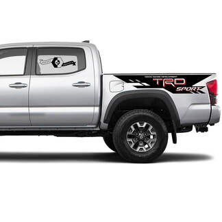 2 Tacoma 2 colori Side Bed TRD Sport Vinyl Stickers Decal Kit per Tacoma Toyota Racing Development

