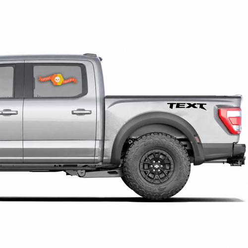 Adesivo personalizzato in vinile per decalcomanie laterali per letto, grafica per musclecar, camion power truck 2022
