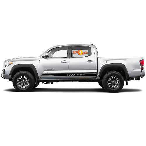 Coppia di nuove strisce per adesivi in vinile per pannelli laterali per Toyota Tacoma 2015-2021
