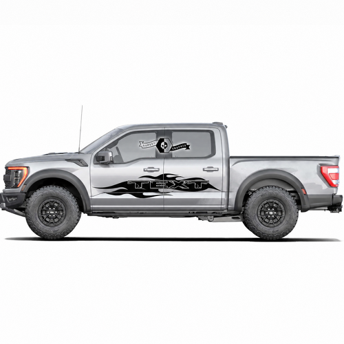 Adesivi Decalcomanie Strisce Personalizzate per Porta Laterale per Musclecar camion power truck 2022
