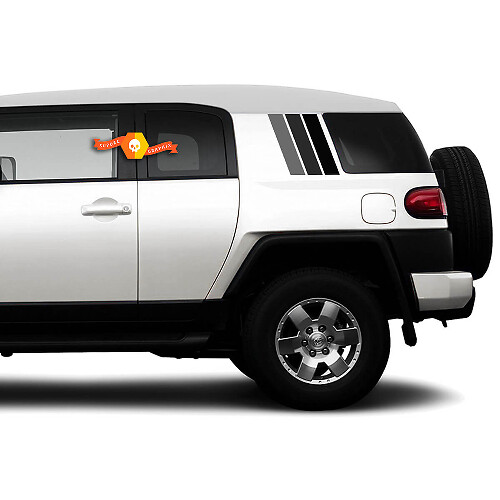 Adesivo in Vinile a Strisce Stile Vintage Laterale per Toyota FJ Cruiser