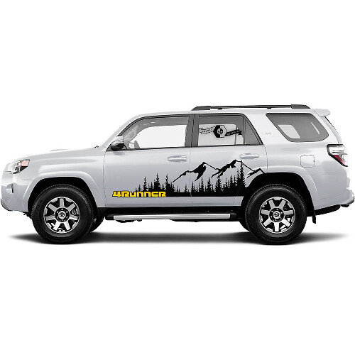 Adesivo in Vinile Paesaggio Montano Laterale per Toyota 4Runner