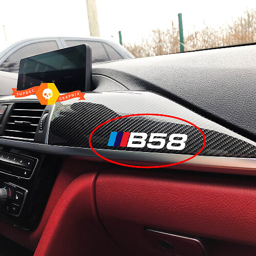 Set di Adesivi Laterali in Vinile M-Style B58 per BMW