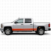 Strisce Viniliche a Fessura Sfalsate per Porta e Sottoporta per Chevrolet Silverado 1500 K2XX 2014-2019_4