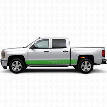 Strisce Viniliche a Fessura Sfalsate per Porta e Sottoporta per Chevrolet Silverado 1500 K2XX 2014-2019_6