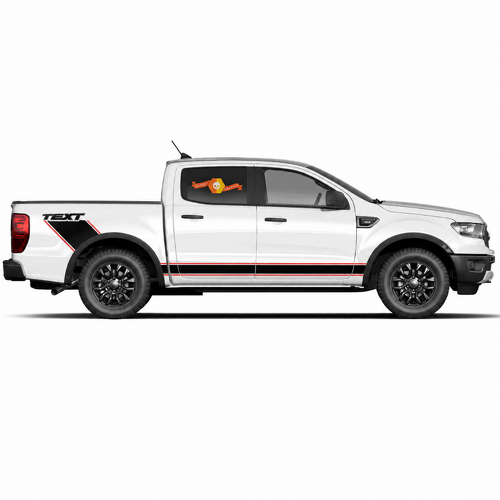 Adesivo a striscia personalizzato a tutta grandezza coppia per Musclecar camion camion potente