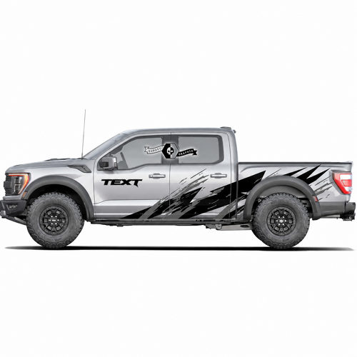 Adesivo personalizzato per decalcomania Splash Wrap Coppia per Musclecar camion pick-up potente