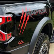 2x nuovo Ford F150 Raptor 2022 2 colori adesivo per la decalcomania grafica laterale 3