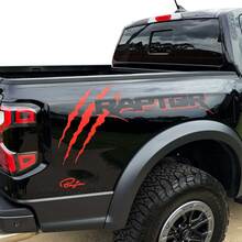 2x nuovo Ford F150 Raptor 2022 2 colori adesivo per la decalcomania grafica laterale 4