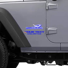 Kit adesivo laterale in vinile stile sotterraneo personalizzato per Jeep Wrangler Unlimited_2