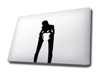 Adesivo decalcomania per MacBook ragazza
