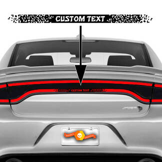 Dodge Charger Custom Text Taillight Accent Decal 2015-2022+ 2023+ Charger Tail Lights decalcomania della lampada

