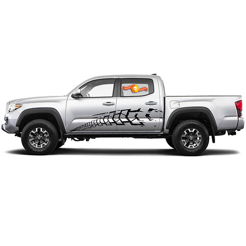 2015 2021 Toyota tacoma grandi porte laterali grafica adesivi in ​​vinile