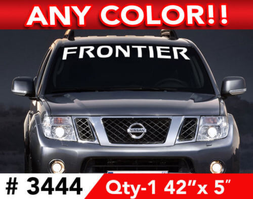 Adesivo in Vinile Banner Parabrezza Frontier per Nissan Frontier