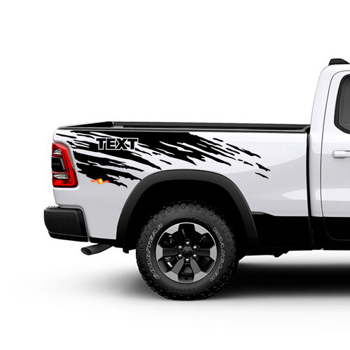 Kit Adesivo in Vinile da Comodino in Stile Invecchiato Personalizzato per Dodge Ram 1500