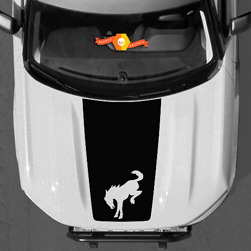 Adesivo in vinile per cappuccio con logo Ford Bronco 2021 2022 - Grafica adesiva
