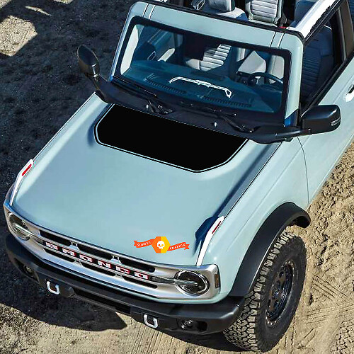 Nuovo kit adesivo in vinile per il cofano retrò Ford Bronco 2021 2022
