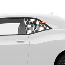 Adesivo per decalcomania Honeycomb per Dodge Challenger Side Quarter Finestra
 2