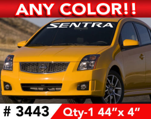 Striscia Adesiva in Vinile per Parabrezza Nissan Sentra