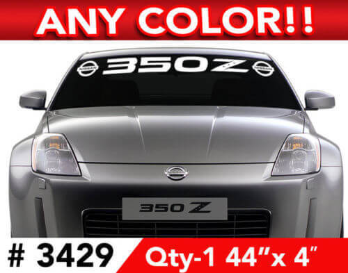Adesivo in Vinile per Parabrezza 350Z per Nissan 350Z