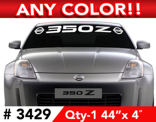 NISSAN 350 Z ADESIVO PARABREZZA LOGO Z 44 