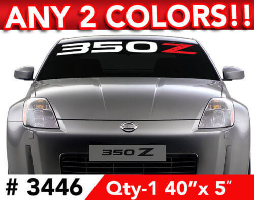 Adesivo in vinile per parabrezza Nissan 350Z 350Z