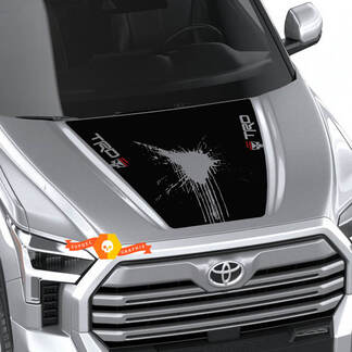 Nuova Toyota Tundra 2022 Hood TRD SR5 Blood Punisher Wrap Decal Sticker Grafica SupDec Design
