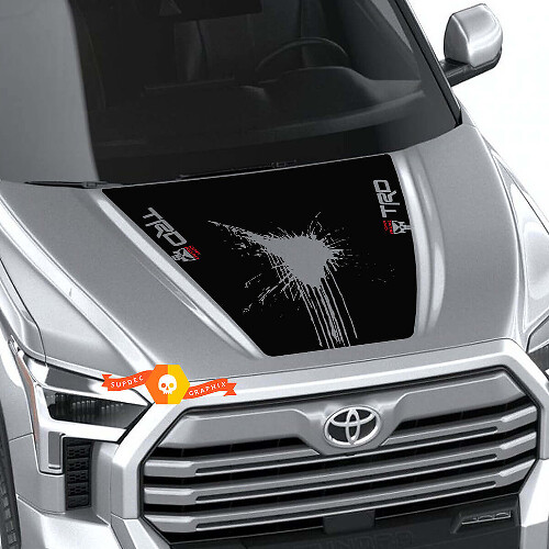 Adesivo in Vinile Stile TRD Punisher per Cofano Paraschizzi Toyota Tundra 2022