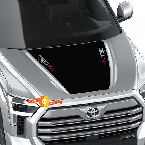 Adesivo in Vinile per Cofano Blackout Stile TRD per Toyota Tundra 2022