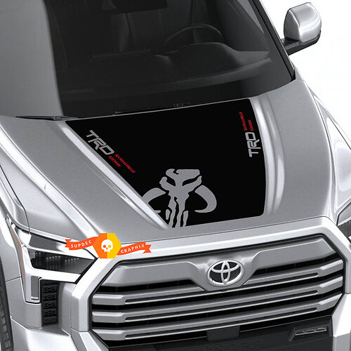 Adesivo in vinile con logo TRD Mythosaur per cofano Toyota Tundra 2022
