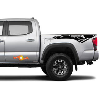 Coppia Toyota Tacoma 2016 2022 SR5 OFF ROAD Moose Bed Vinyl Decal Sticker Graphics

