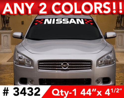 Adesivo in Vinile per Parabrezza Nissan per Maxima Altima 370Z