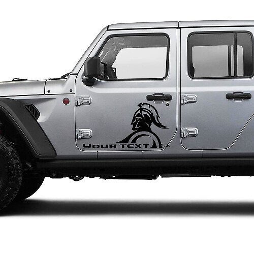 Adesivo Vinile Grafico Personalizzato per Porta Gladiator per Jeep Gladiator