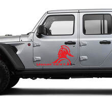Adesivo Vinile Grafico Personalizzato per Porta Gladiator per Jeep Gladiator 3