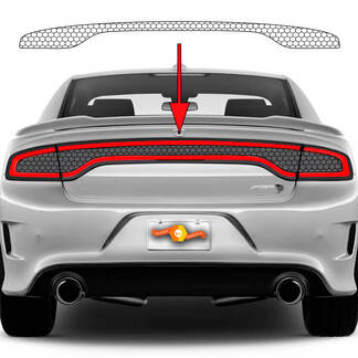 Dodge Charger SRT Hellcat Widebody Fanale posteriore a nido d'ape Nuova grafica per decalcomanie in vinile
