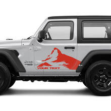2 Nuovo adesivo JEEP Wrangler Decal Sticker Montagne Grafica laterale Adesivo
 3